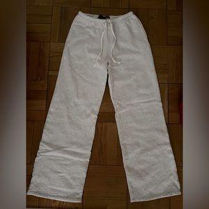 Brandy Melville heather grey wide leg sweatpants (BRAND NEW NEVER WORN)